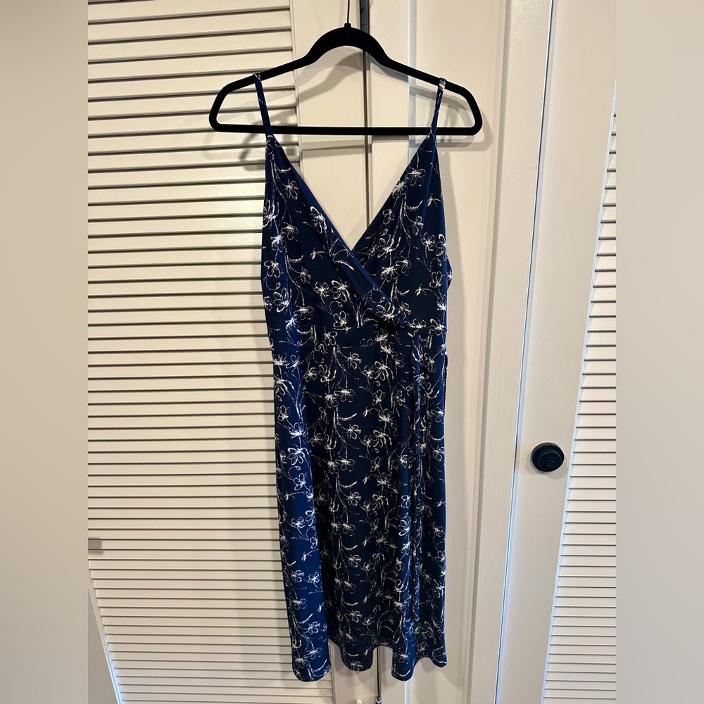 Kaileigh Ella Knit Faux Wrap Midi Dress